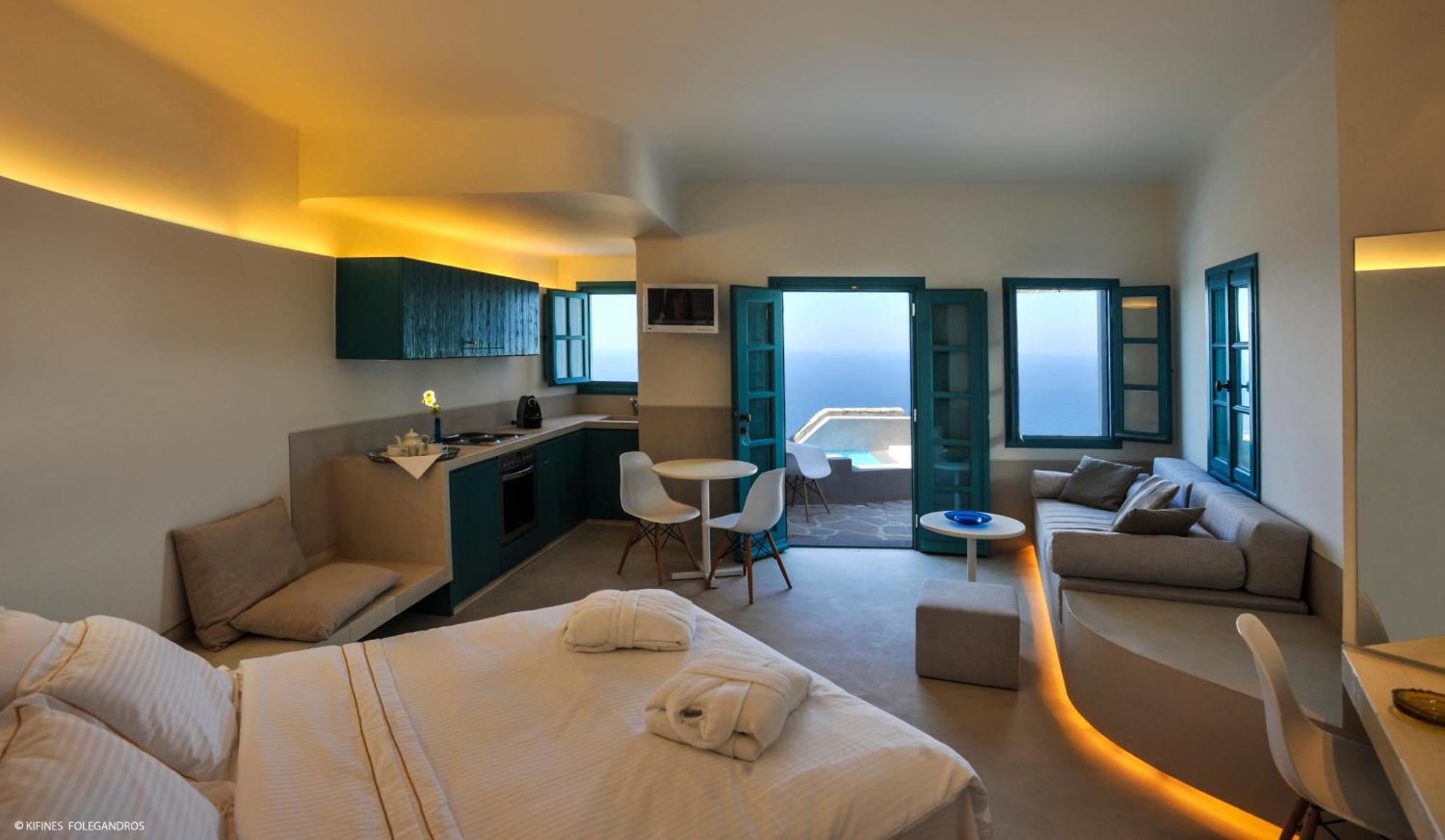 Kifines Suites Folegandros Town Bagian luar foto